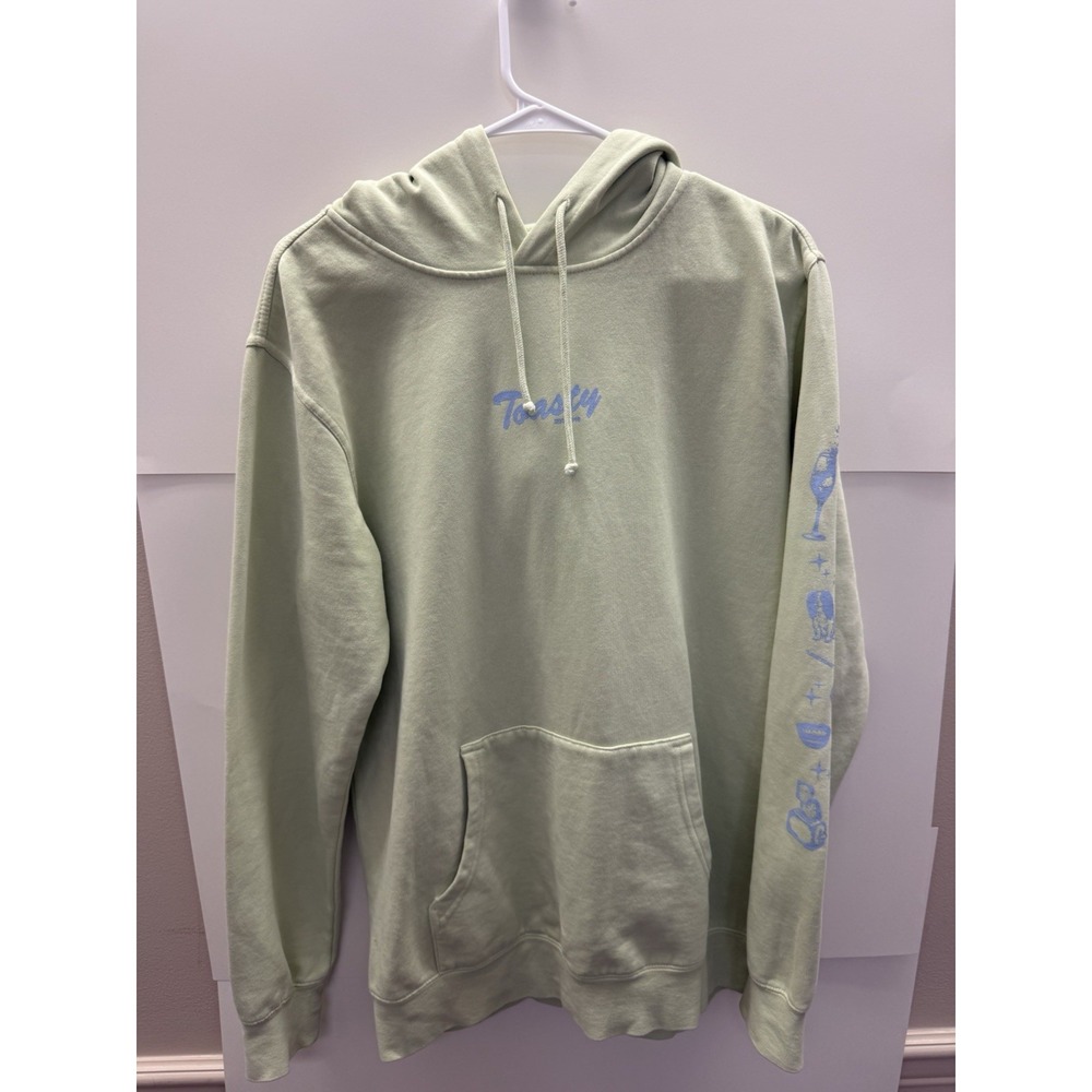 The Toast Podcast OFFICIAL Merch Green Hoodie Sweatshirt MEDIUM
